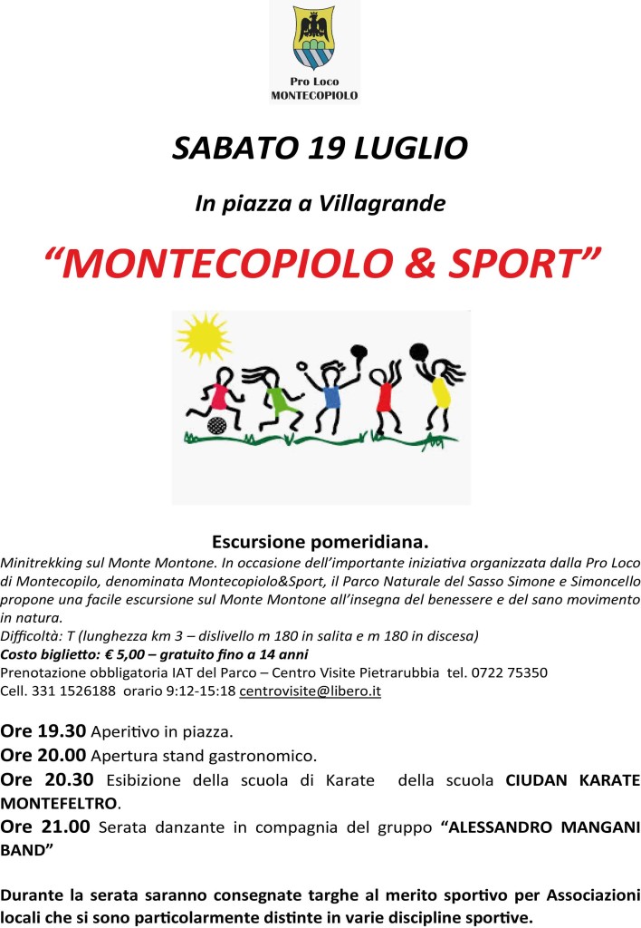 SABATO 19 LUGLIO.