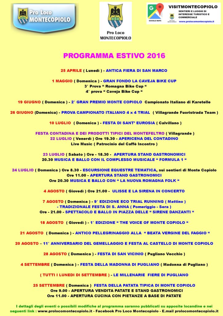 PROGRAMMA 2016 grande