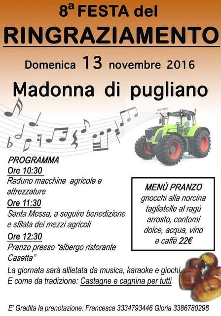 festa ringraziamento